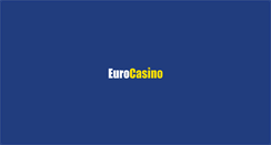 Desktop Screenshot of eurocasino.com